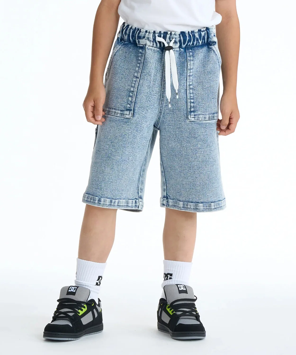 Шорты DC Shoes KD WIDE PAINTER S, джинсовые, синие
