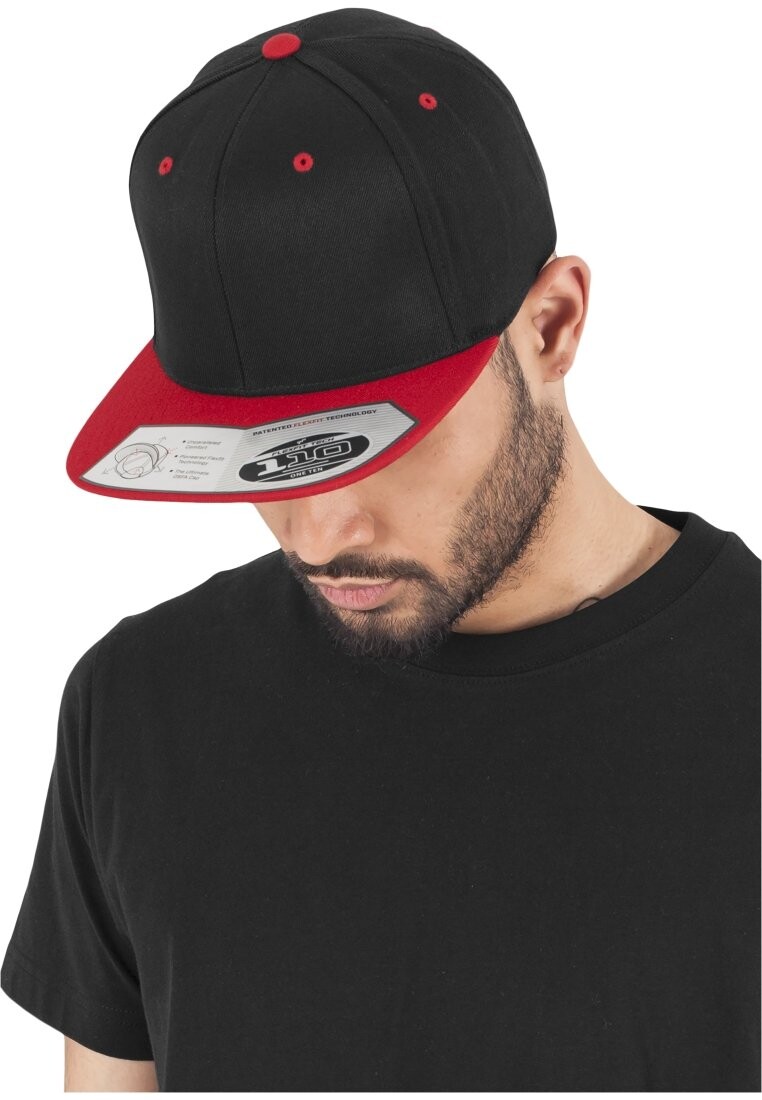 

Бейсболка Flexfit, цвет black/ red