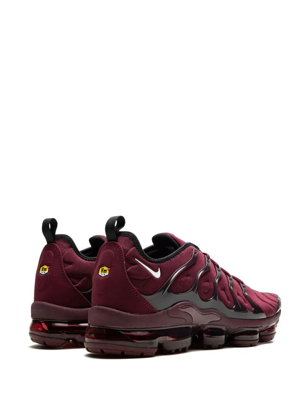 Кроссовки Air VaporMax Plus Burgundy Nike, красный — фото 3