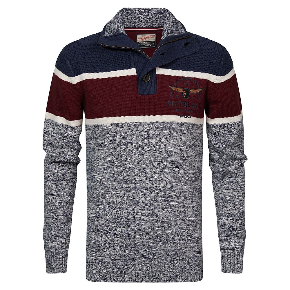

Свитер Petrol Industries Roll Neck Half Zip, синий