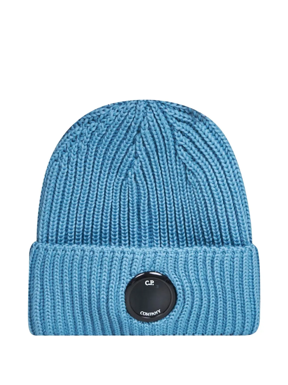 

Рифленая шапка-бини с деталями на линзе C.P. Company, синий