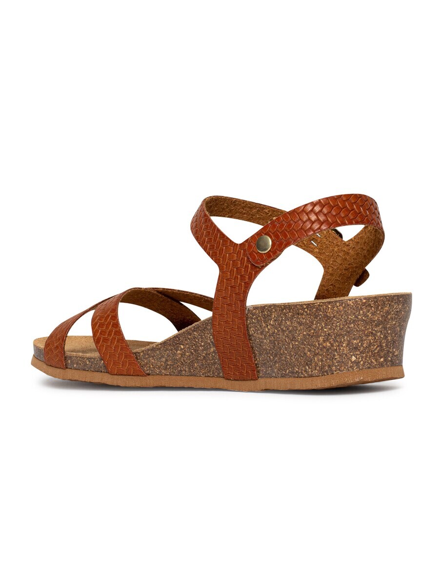 Босоножки на высоком каблуке Bayton Strap Sandals Lajas, коричневый — фото 4