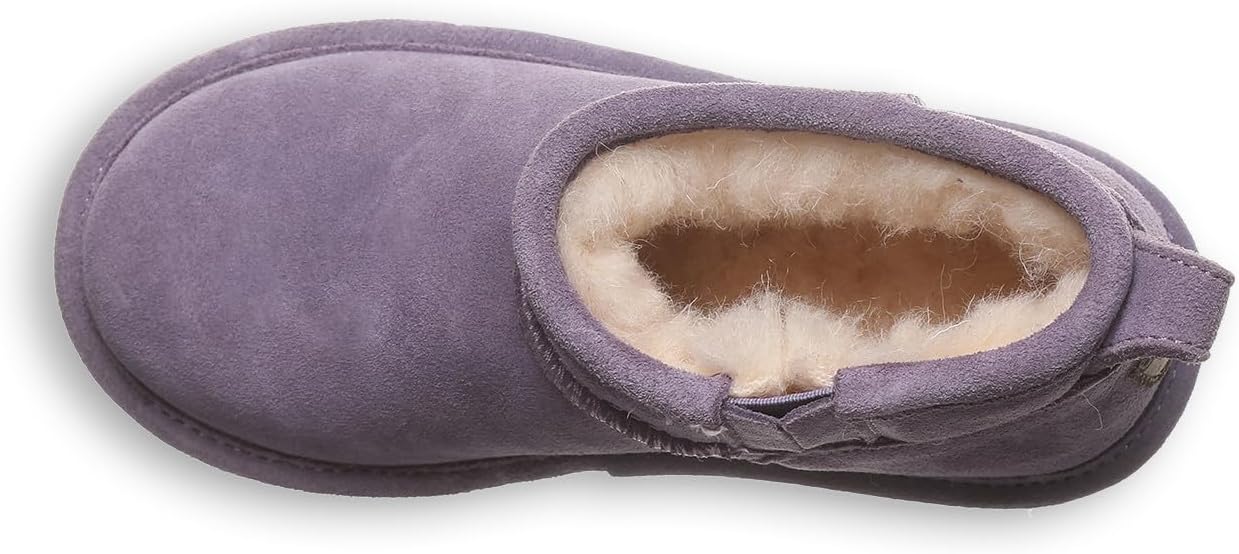 Детские ботинки BEARPAW Shorty | Удобные и прочные зимние ботинки на липучке для детей | Разные цвета и размеры, Purple Sage — фото 4