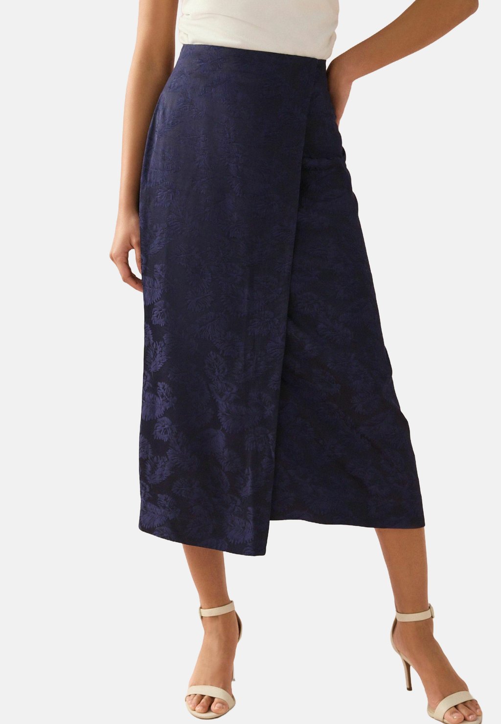 

Юбка с запахом JACQUARD MIDI SARONG - A-line skirt Next, синий