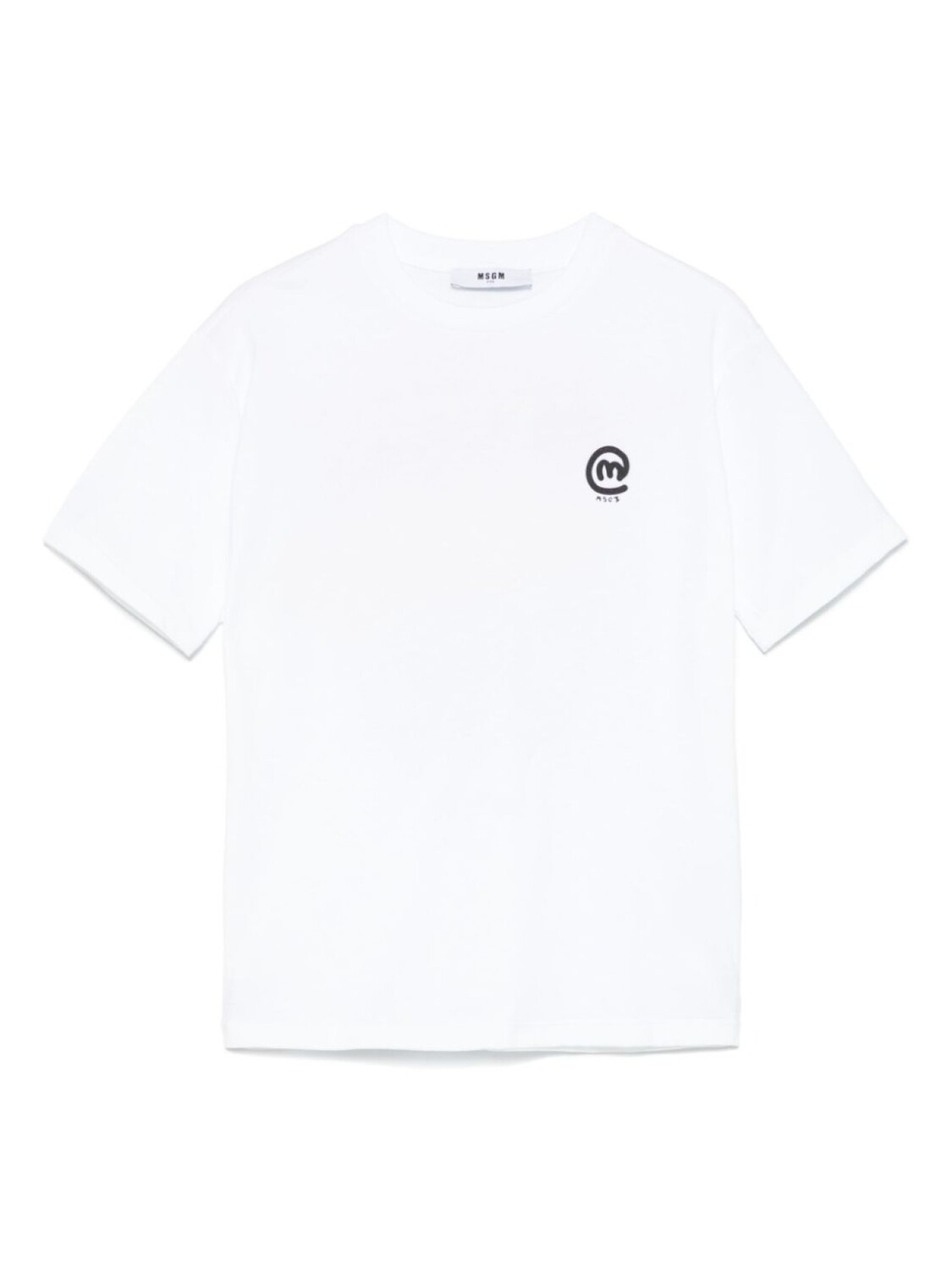 

MSGM Kids футболка с логотипом, белый