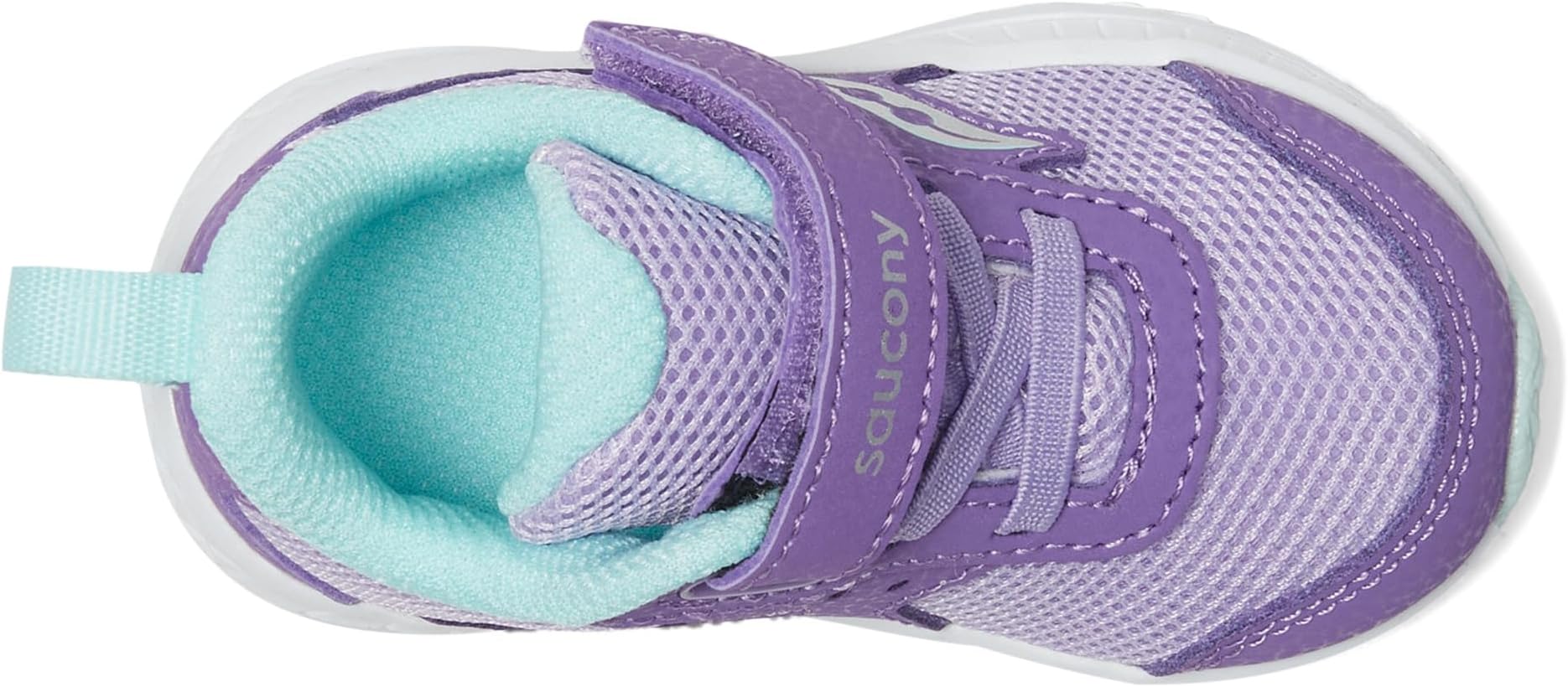 Кроссовки Saucony Kids Ride JR, цвет Purple/Turq — фото 2