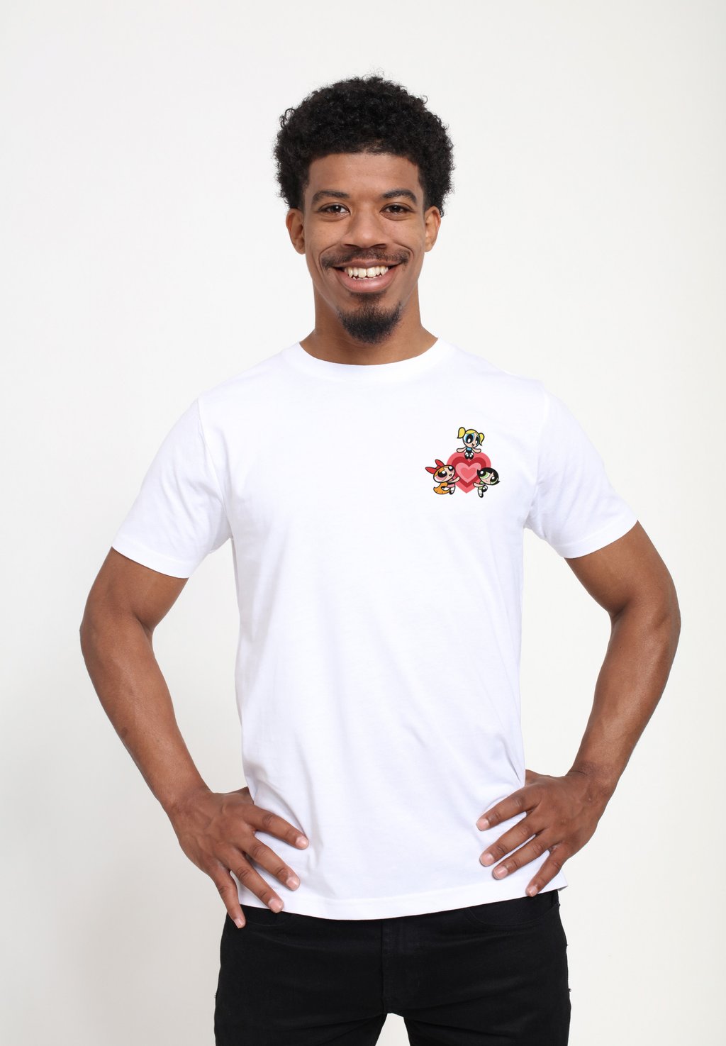 

Футболка с принтом THE POWERPUFF CHEST GRAPHIC Henry Tiger, белый