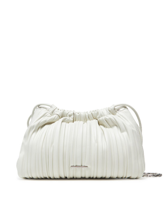 

Сумочка Drawstring Plisse Crossbody LV04F3076G Calvin Klein, белый