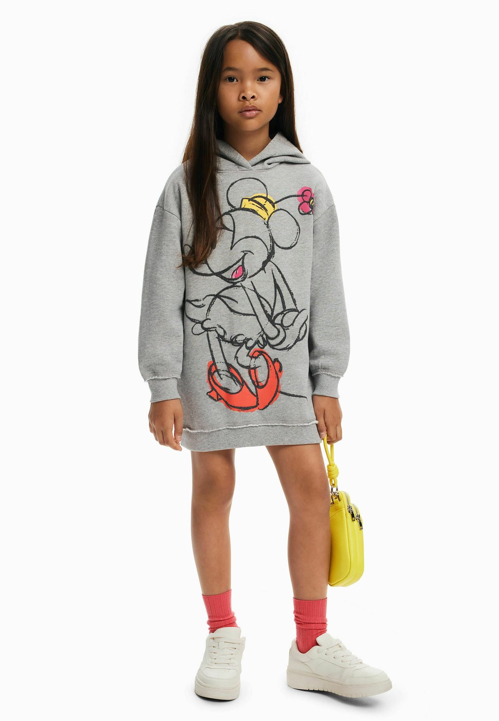 

Дневное платье MINNIE WITH HOOD Desigual, серый