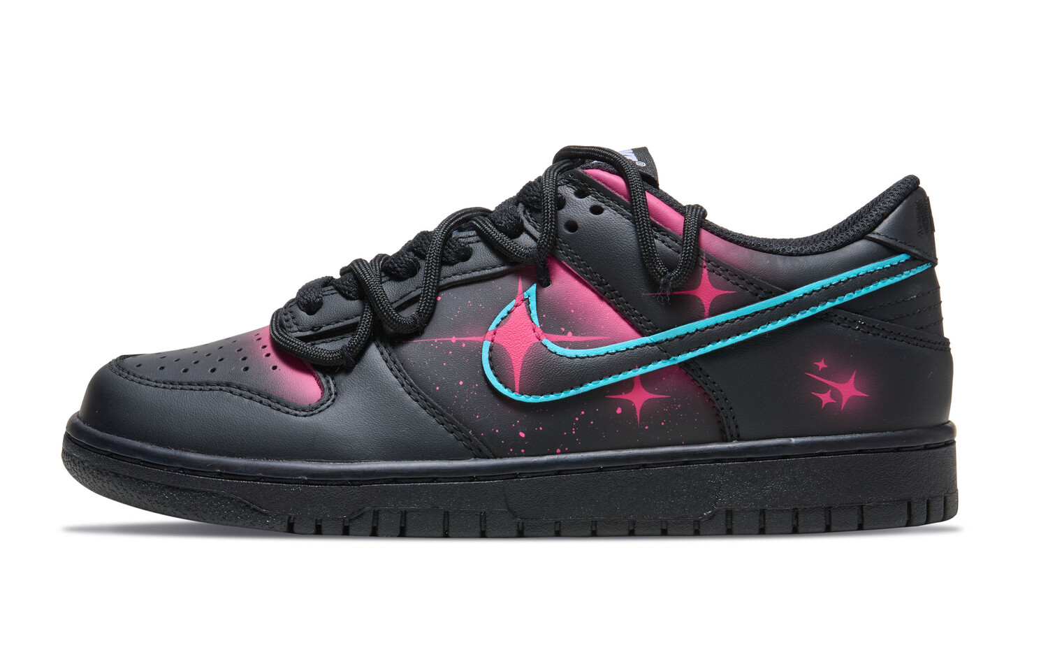 

Кроссовки Nike Dunk Skateboarding Shoes Women's Low-top Red, черный