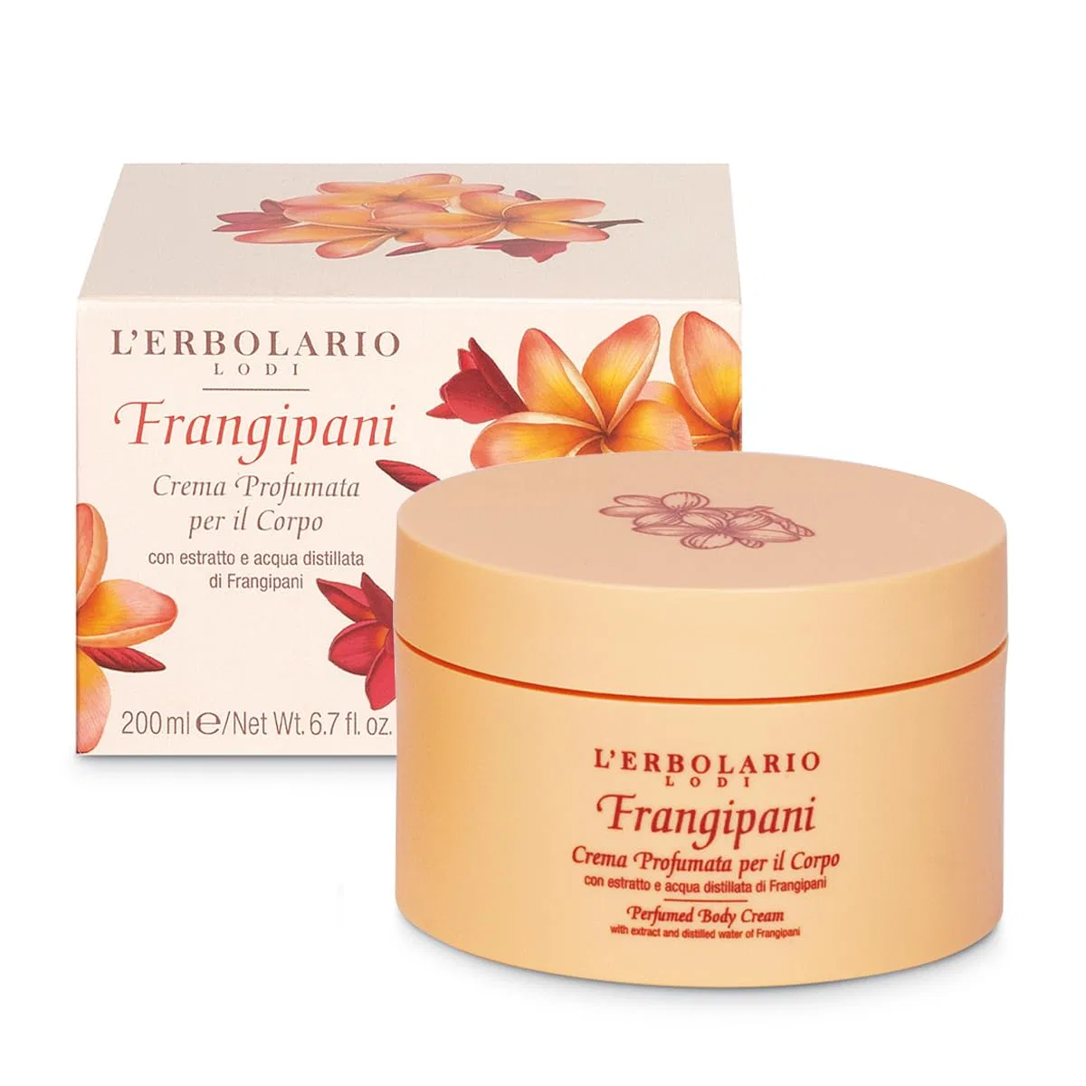 Крем для тела с франжипани L'Erbolario
