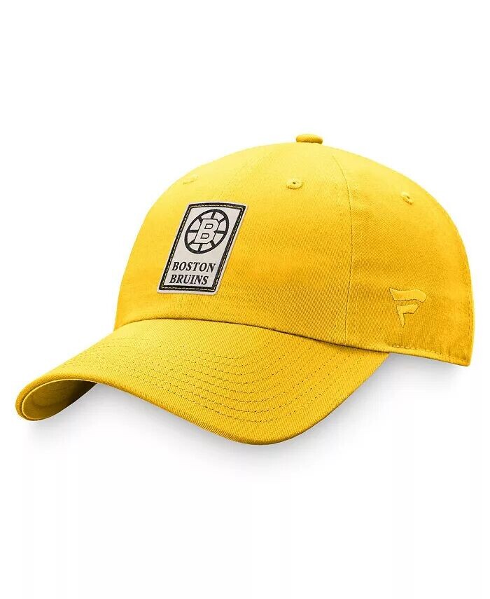 

Фирменная женская регулируемая шляпа золотого цвета Boston Bruins Heritage в винтажном стиле Fanatics, золотой