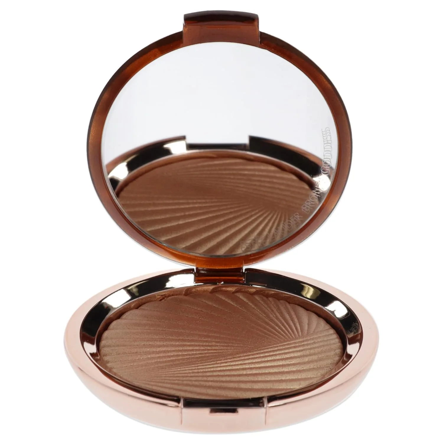 Хайлайтер-пудра Estée Lauder Bronze Goddess Highlighting Powder Gelée | Регулируемая интенсивность цвета и сияние, 0,31 унции, 02 Solar Crush - Medium Copper Bronze with Luminous Pearl — фото 2