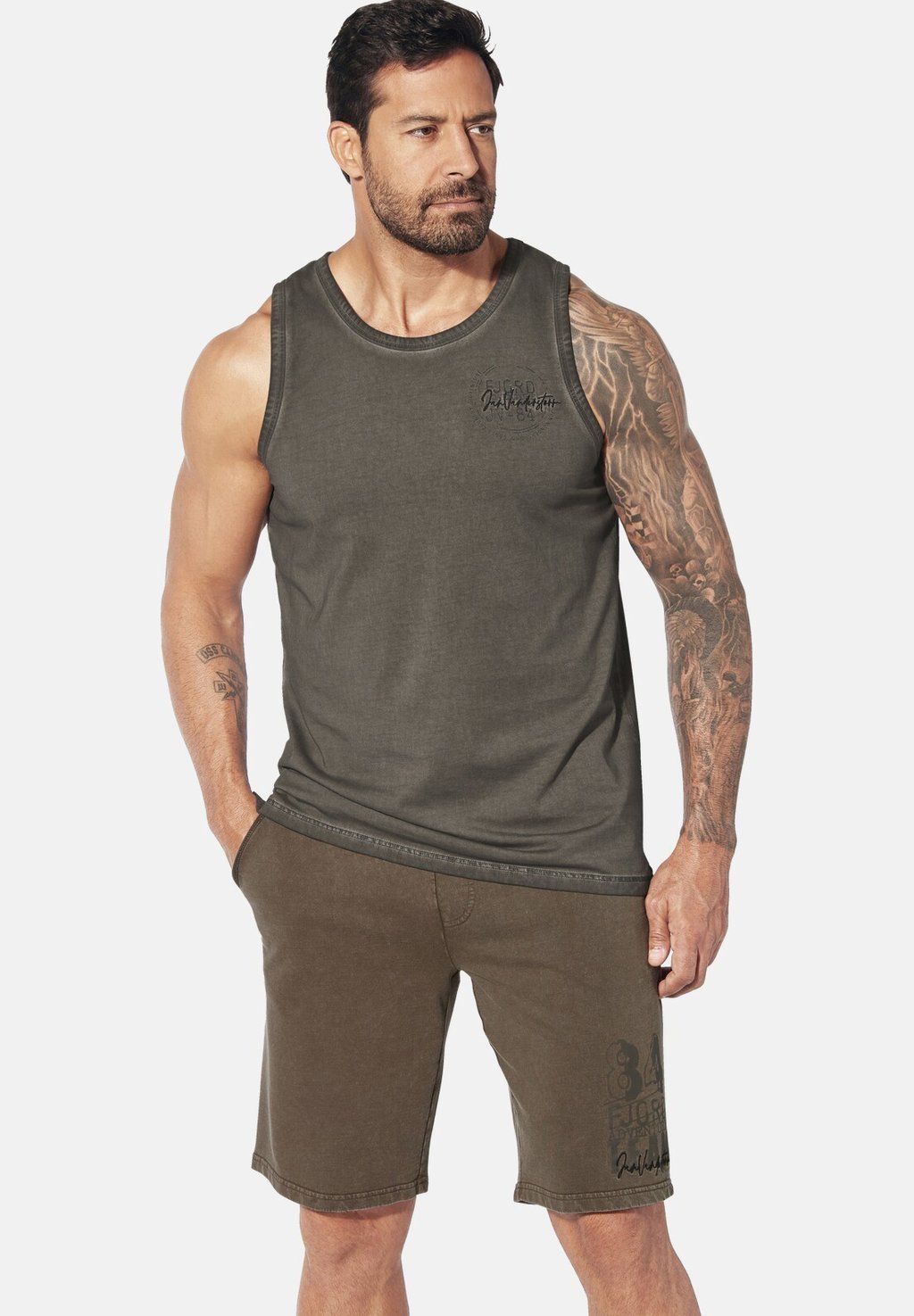 

Топ DOPPELPACK TANK MIKJAN Jan Vanderstorm, синий