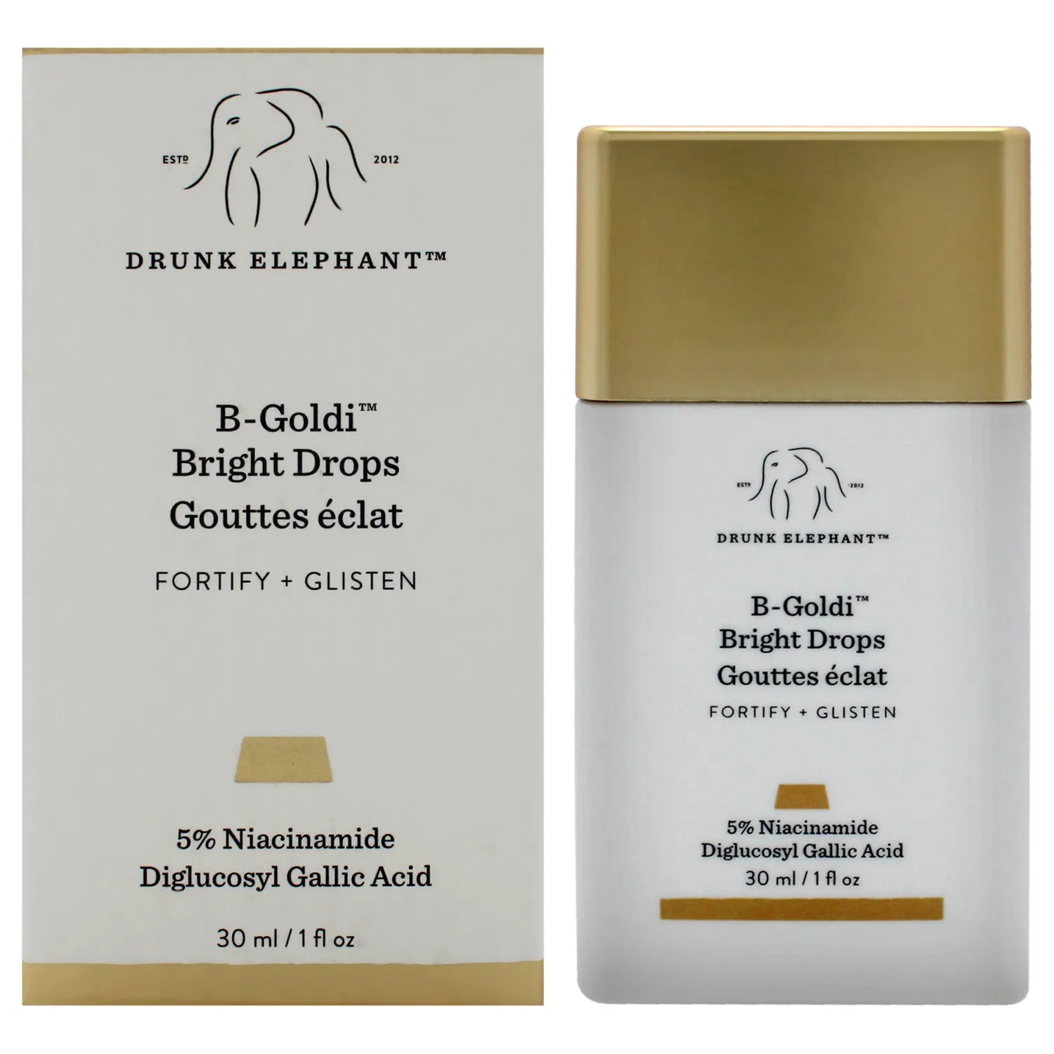 Капли B-Goldi Bright Drops от Drunk Elephant для женщин - 1 унция (30 мл)