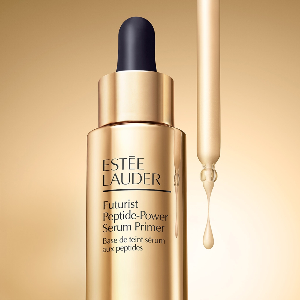 Жидкая основа под макияж с сывороткой-праймером Futurist Peptide Power Estée Lauder, 27 мл — фото 2