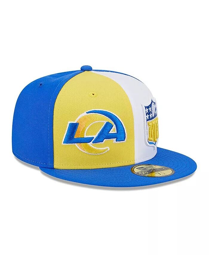 

Мужская золотая кепка Royal Los Angeles Rams 2023 Sideline 59FIFTY Fitted Hat New Era