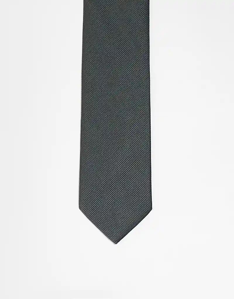 

Узкий галстук серого цвета ASOS DESIGN