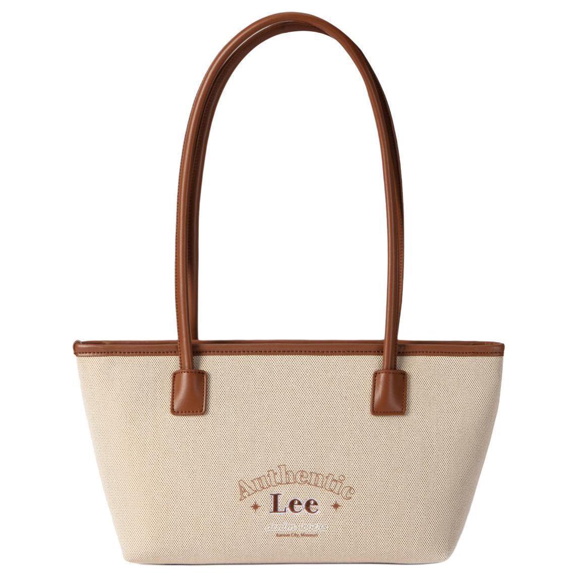 

Lee Тканевая женская сумка через плечо бежево-голубая, Ecru