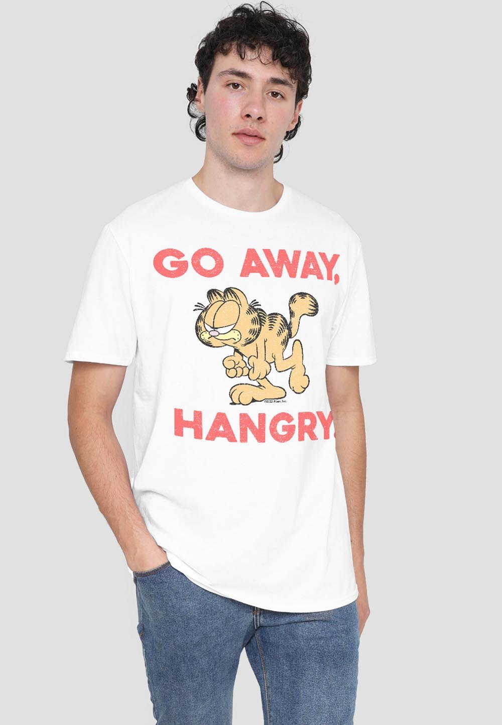 

Футболка с принтом GARFIELD HANGRY Cotton Soul, белый