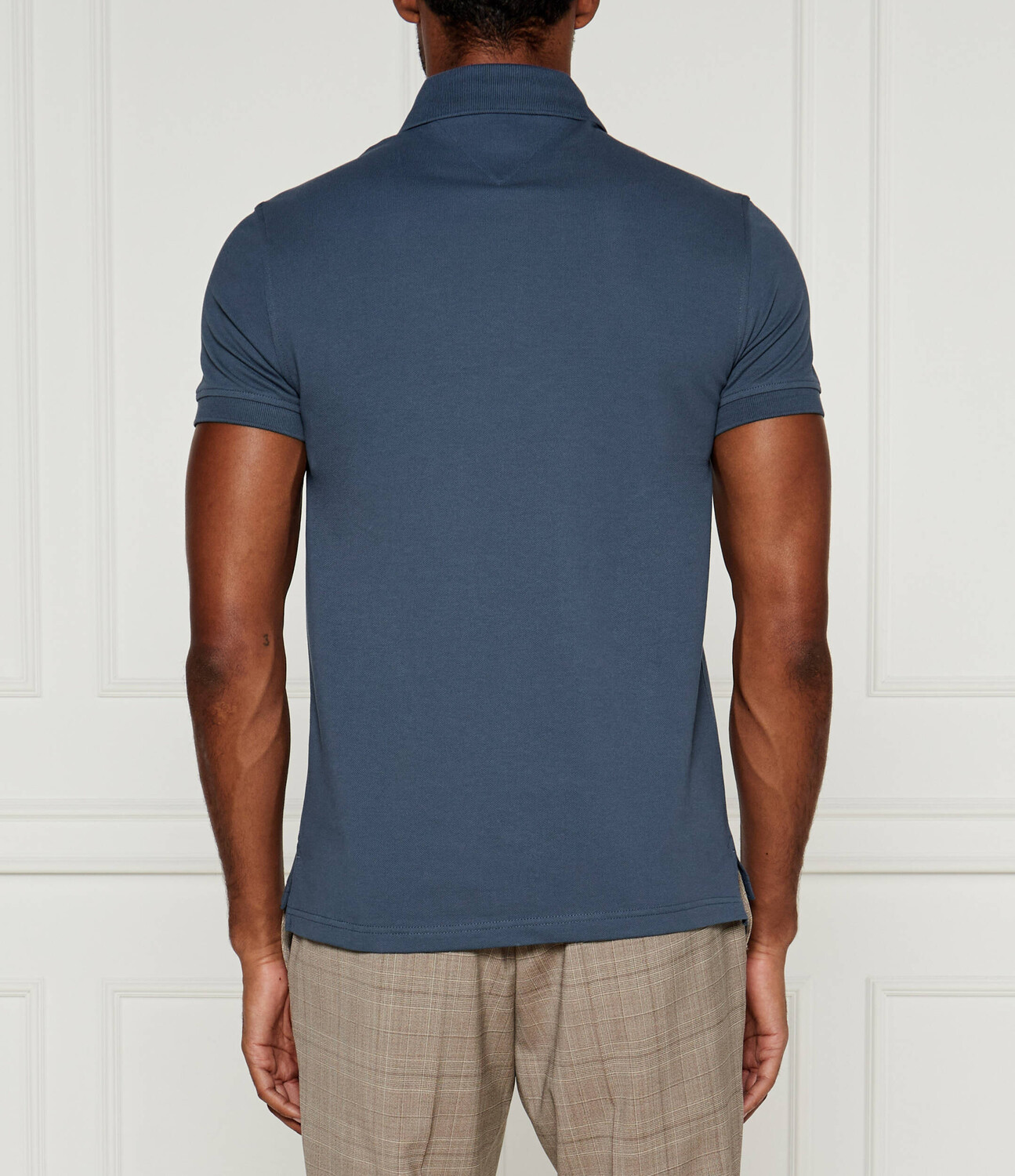 Поло Tommy Hilfiger 1985 Slim Fit, синий — фото 4