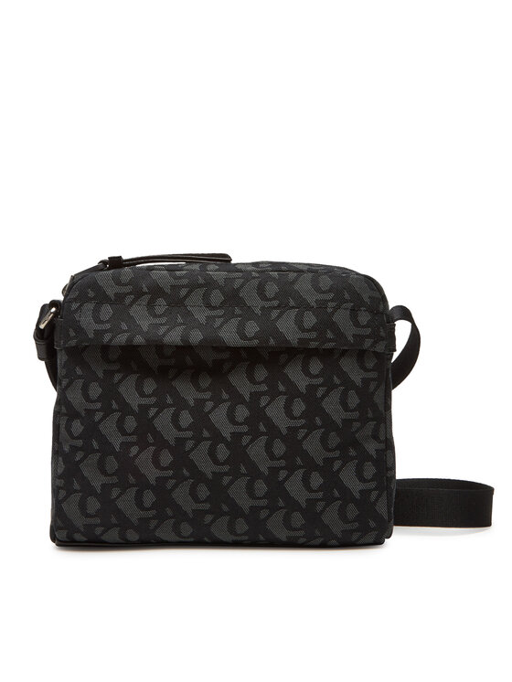 

Сумка через плечо Slouched Monogram Mini Zip Fligh LV04G3175G Calvin Klein, черный