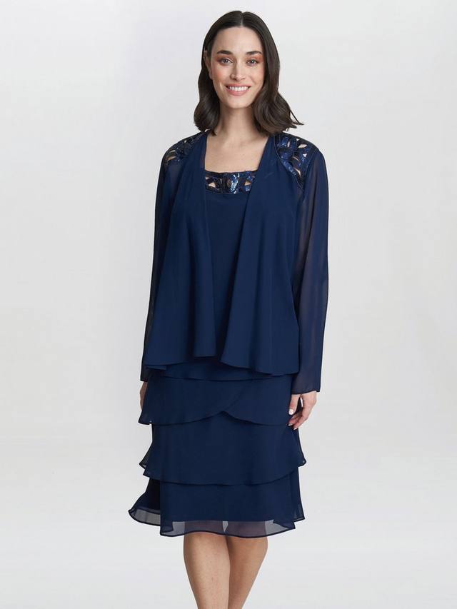 

Платье-жакет ли Gina Bacconi, цвет Spring Navy