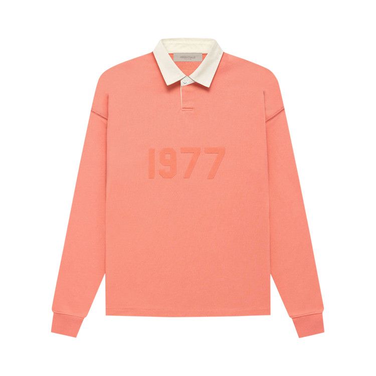

Топ Fear of God Essentials Henley Rugby, Coral