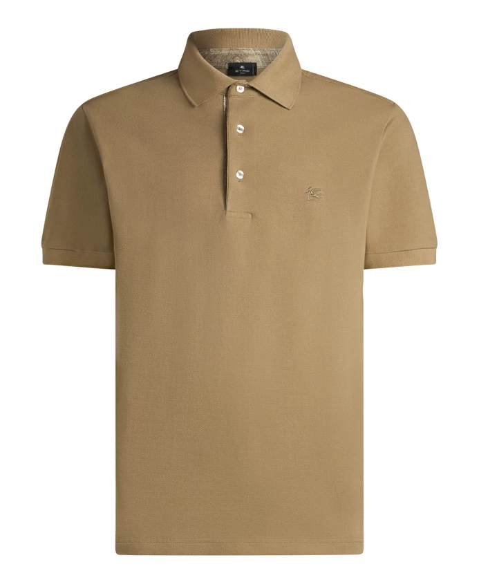 

Рубашка-Поло с цветочным узором бежевого цвета Etro, коричневый