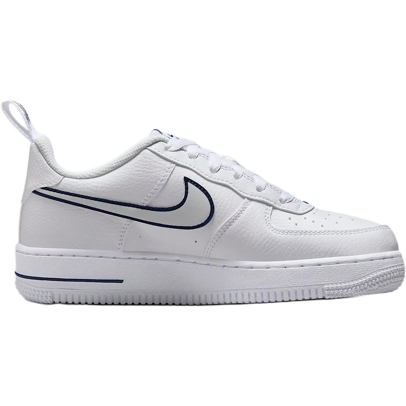 Детские кроссовки Air Force 1 Lv8 с низким верхом, устойчивые к истиранию Nike, белый — фото 2