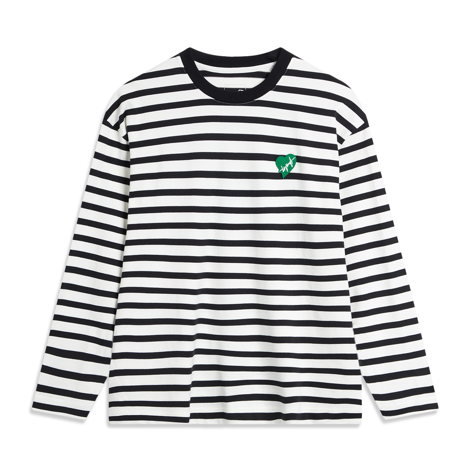 

Женская черная футболка с заниженной линией плеч LiNing Sports Life Collection