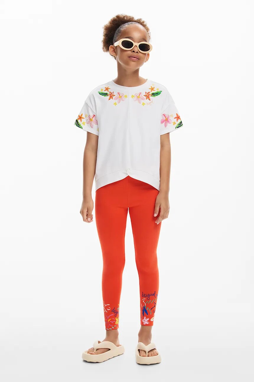 

Футболка из хлопка для детей Desigual, белый