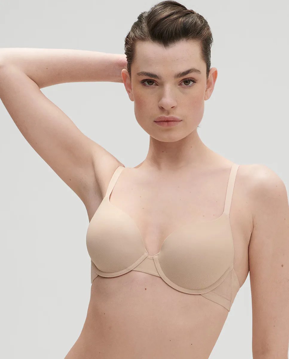 

Бюстгальтер на косточках с глубоким вырезом Simone Pérèle, цвет Nude