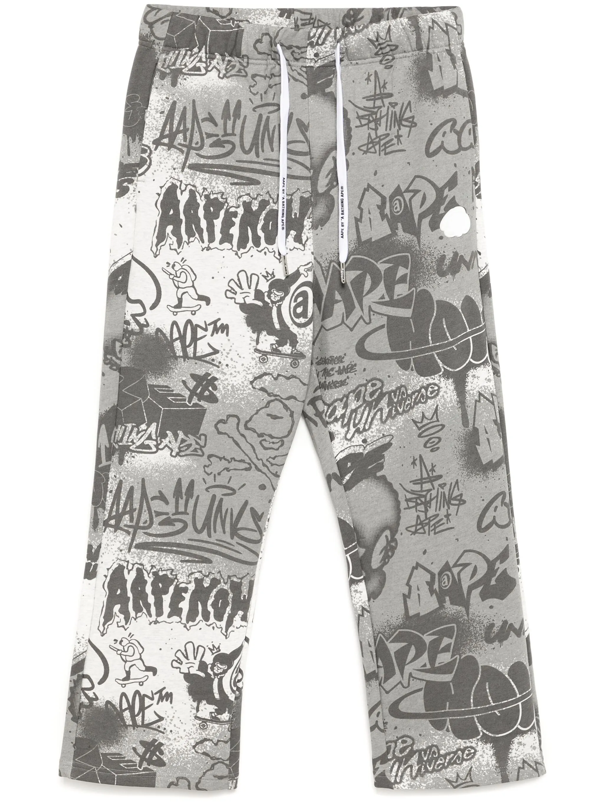 

Спортивные брюки с принтом граффити Aape By A Bathing Ape, серый