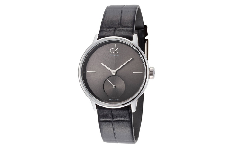 

Calvin Klein Часы Wrist Watch Quartz Movement Leather Strap 32mm Gray Dial Women's Watch, Gray