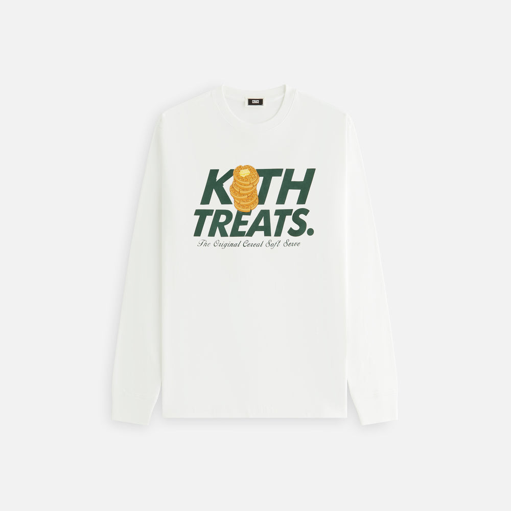 

Футболка Kith Treats Waffle Vintage Long Sleeve Tee, белый