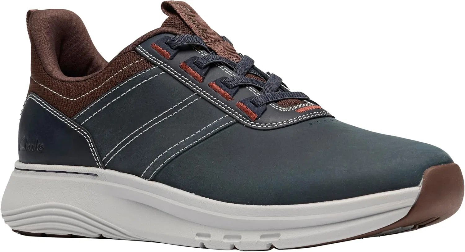 Мужские кроссовки Clarks Motion Trek Lx, Black Smooth — фото 4