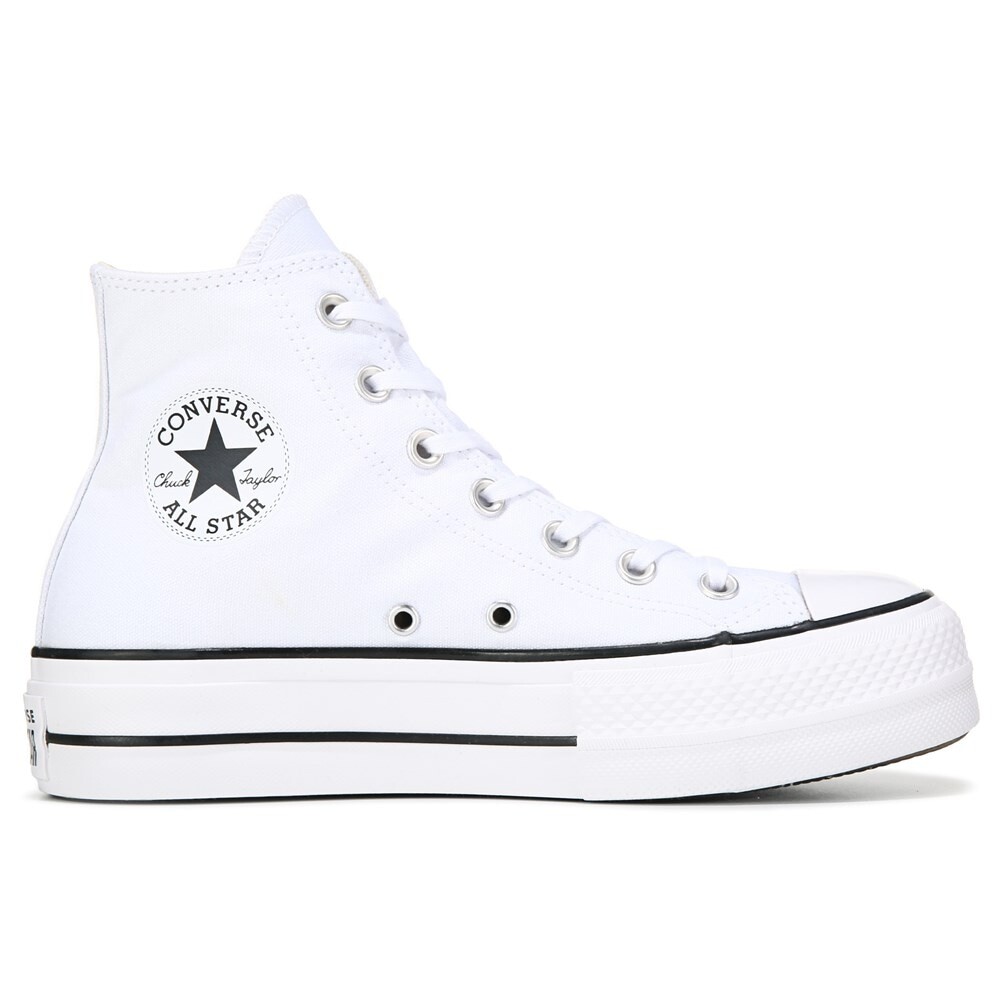 Женские кроссовки Chuck Taylor All Star на платформе с высоким подъемом Converse, белый — фото 2