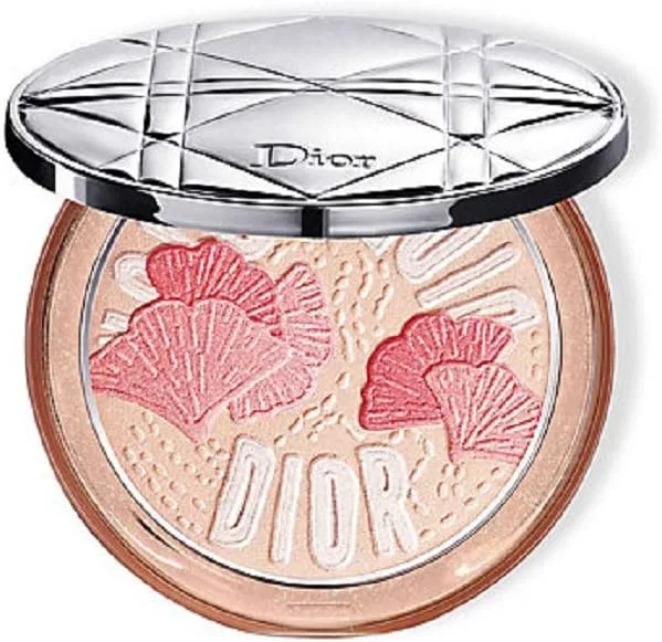 Пудра Dior Skin Mineral Nude Luminizer Powder 012 Brushing Light бежевая