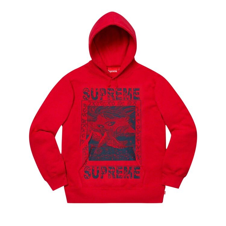 

Толстовка Supreme Red Doves Lady Sweatshirt Red, красный