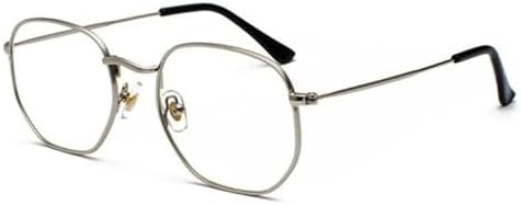 

Солнцезащитные очки 2027 года для мужчин и женщин, квадратная многоугольная форма, ретро-оправа, металлический каркас, защита от УФ-излучения TOP UV400 MTZJH, C12 Silver Clear