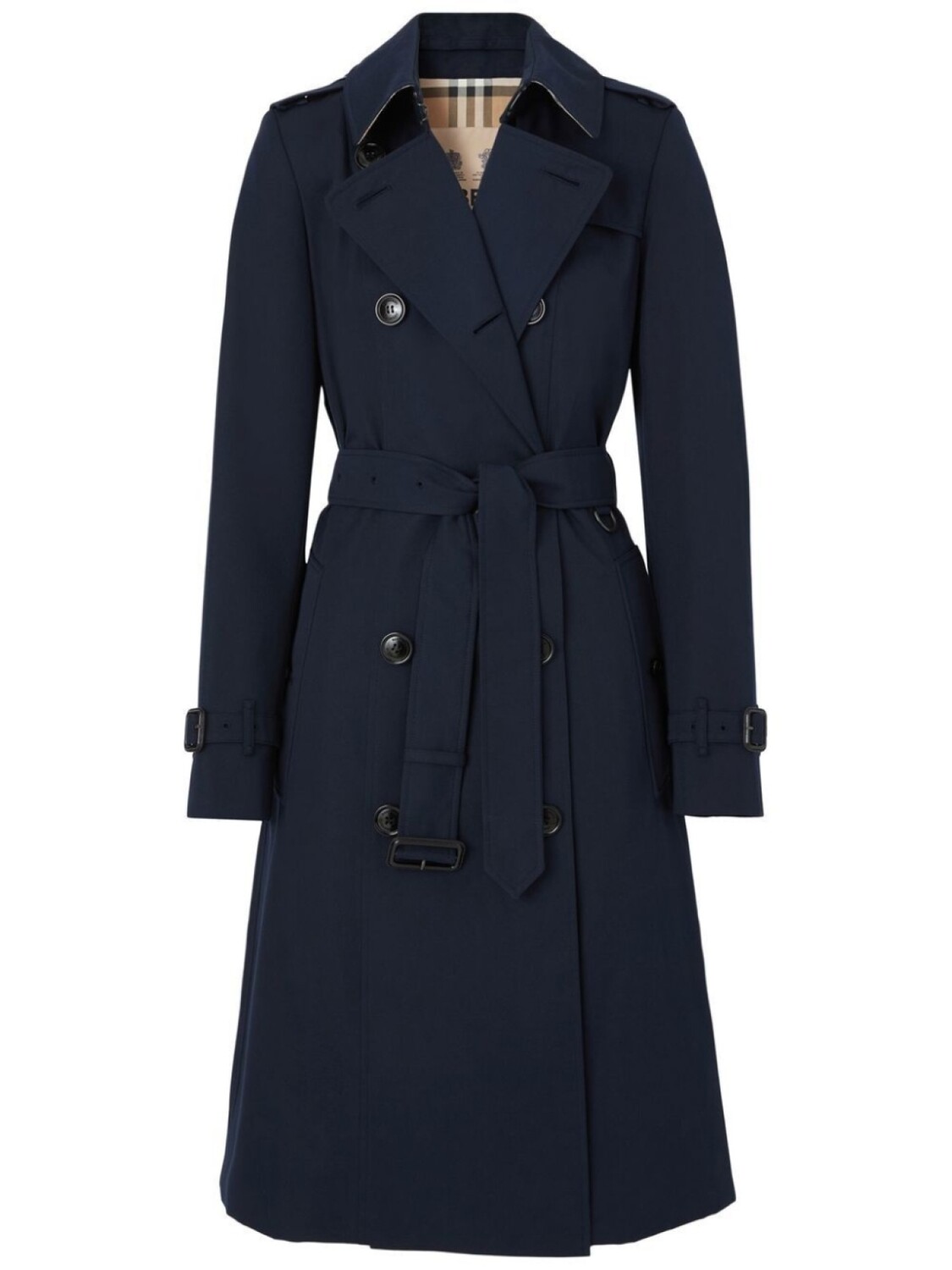 Тренч Burberry Chelsea Heritage, классический, синий
