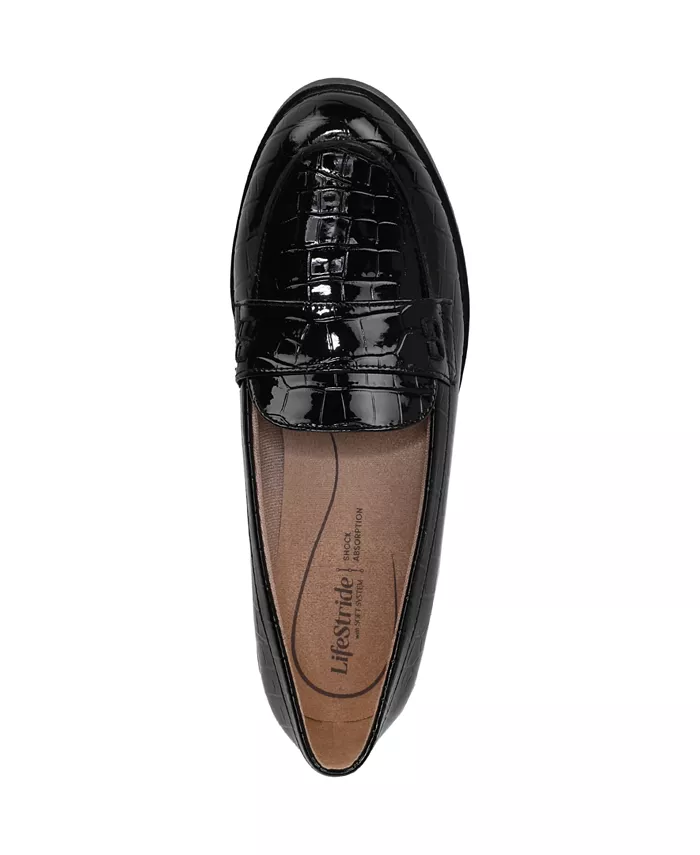 Женские лоферы Zee Slip On Penny LifeStride, черный — фото 4