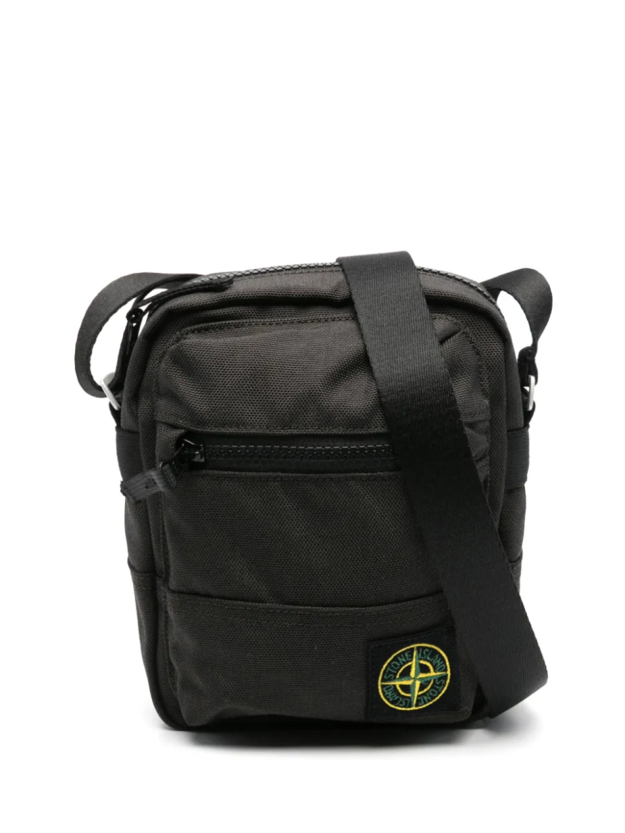 

Сумка-мессенджер с нашивкой Compass Stone Island, серый