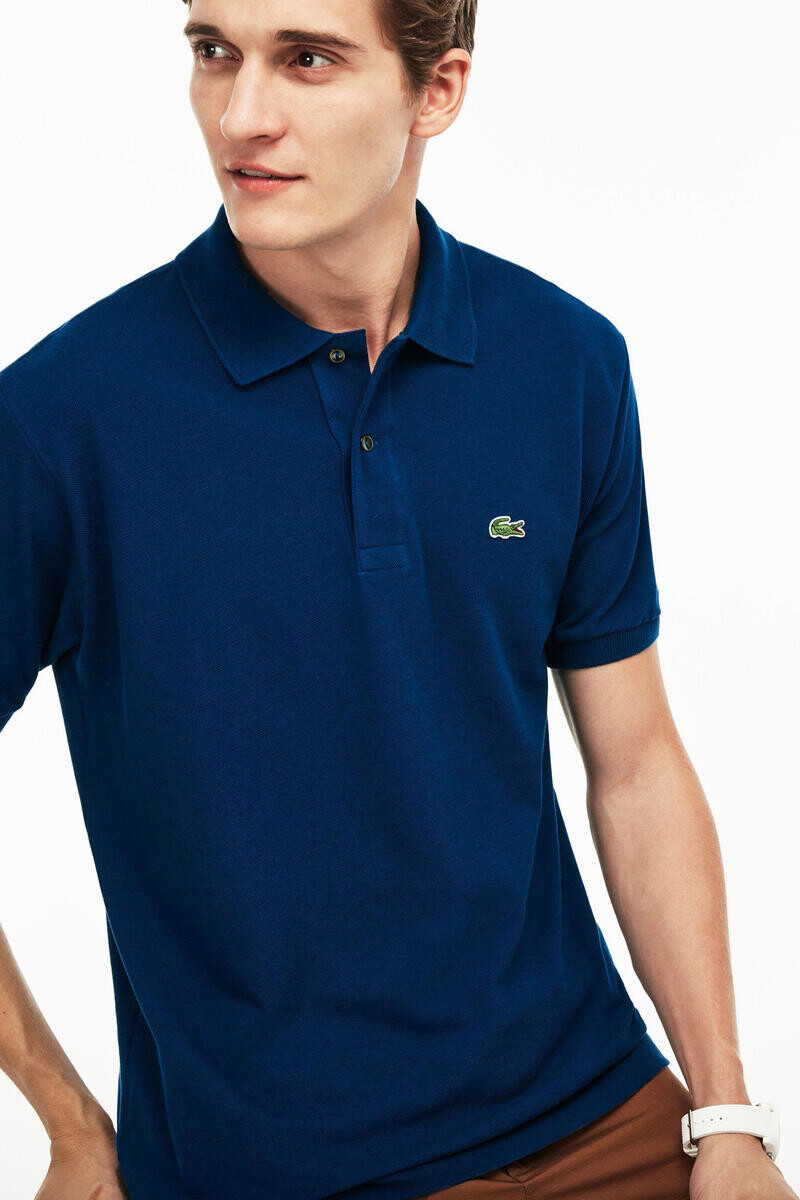 

Классическая футболка-поло Lacoste. Lacoste, синий