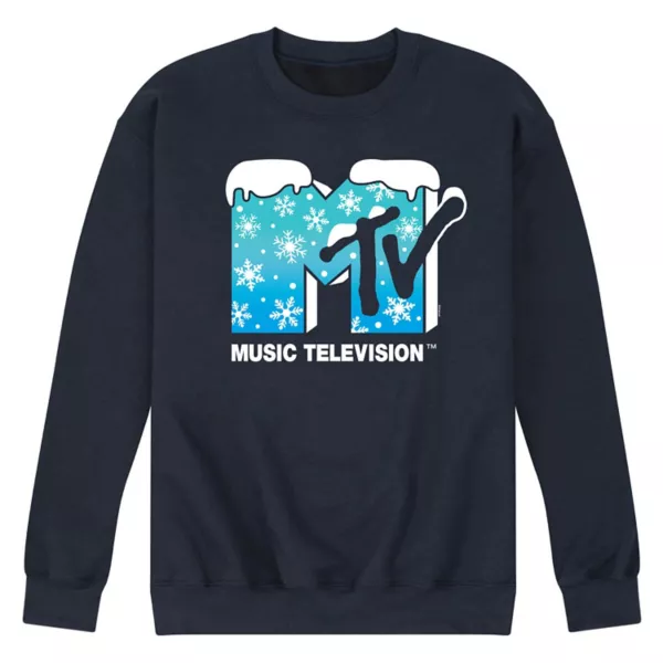 

Мужская флисовая толстовка с логотипом MTV Snowballs Licensed Character, синий
