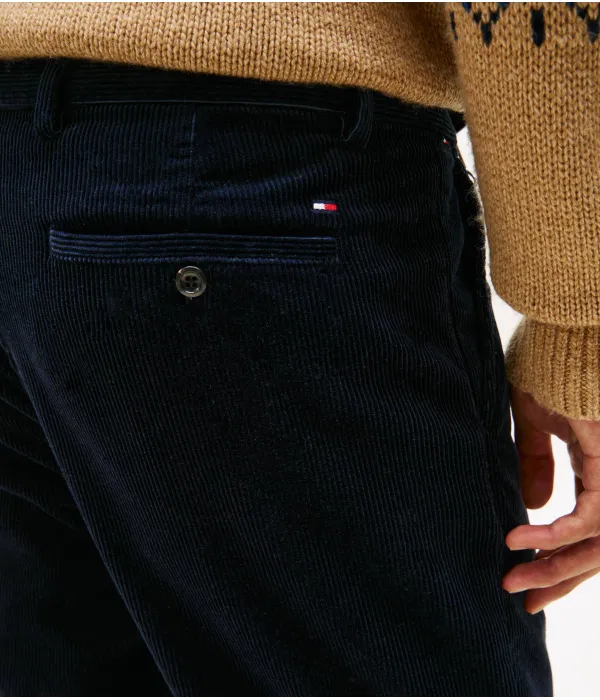 Вельветовые брюки Harlem Relaxed fit Tommy Hilfiger, синий — фото 4