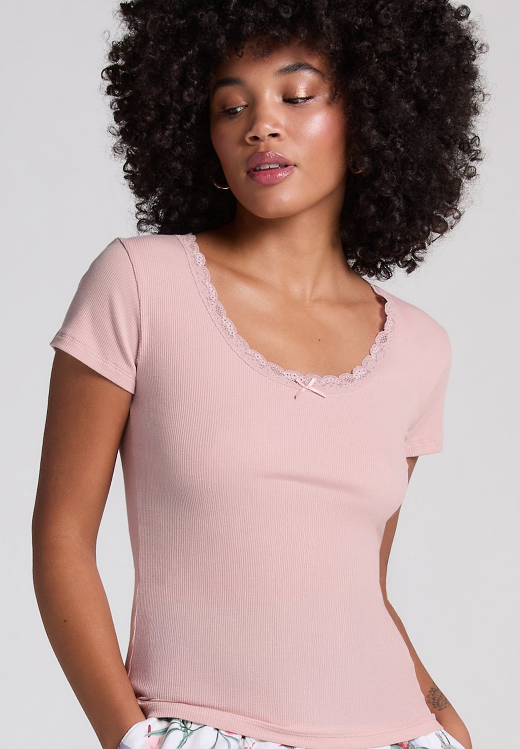 

Верх пижамы Hunkemöller, розовый