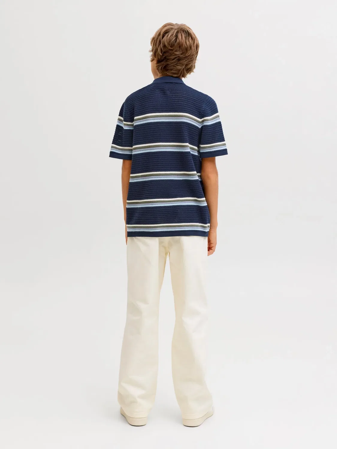 Поло джерси JACK & JONES Junior, sky captain — фото 3