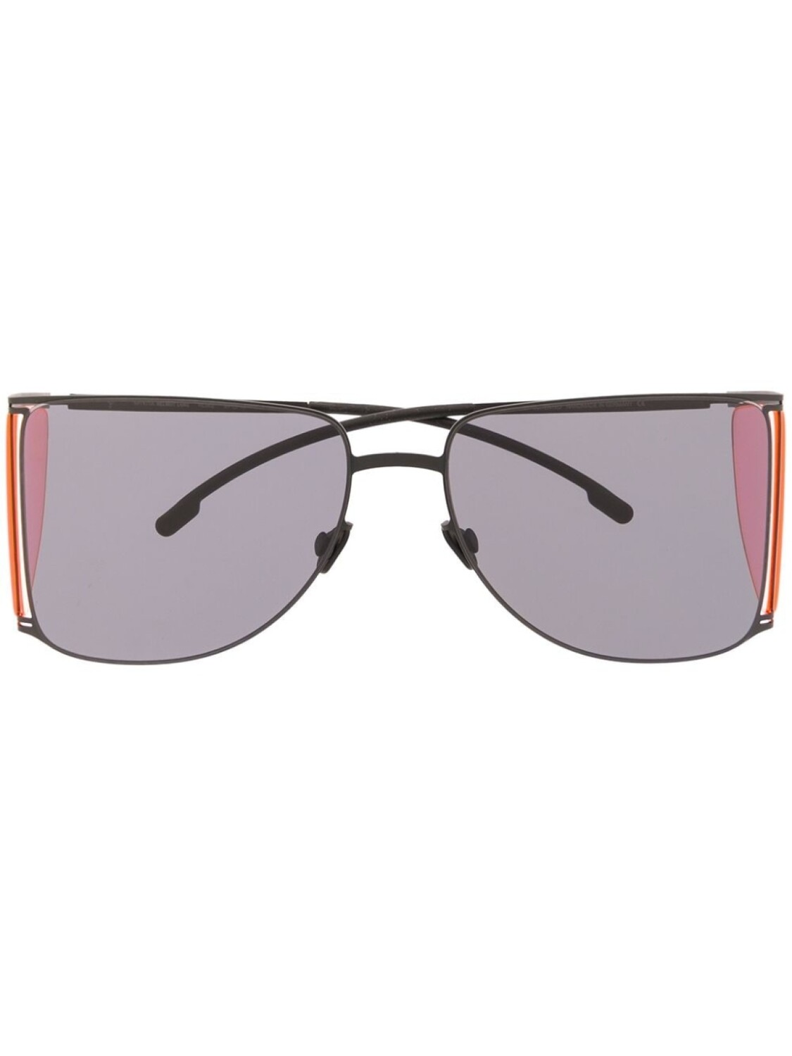 

Mykita солнцезащитные очки в массивной оправе, черный